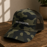 Load image into Gallery viewer, His Kingdom Trucker Cap - Camo