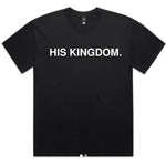 Load image into Gallery viewer, His Kingdom Faded Black Tee (-2")