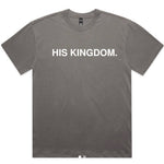 Load image into Gallery viewer, His Kingdom Faded Gray Tee (-2")