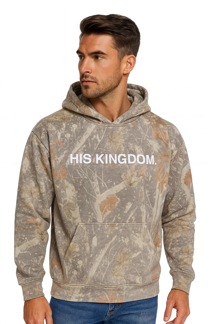His Kingdom Camo Hoodie