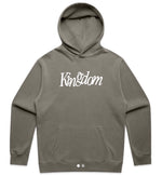 Load image into Gallery viewer, Signature Kingdom Relax Faded Hood  - Gray
