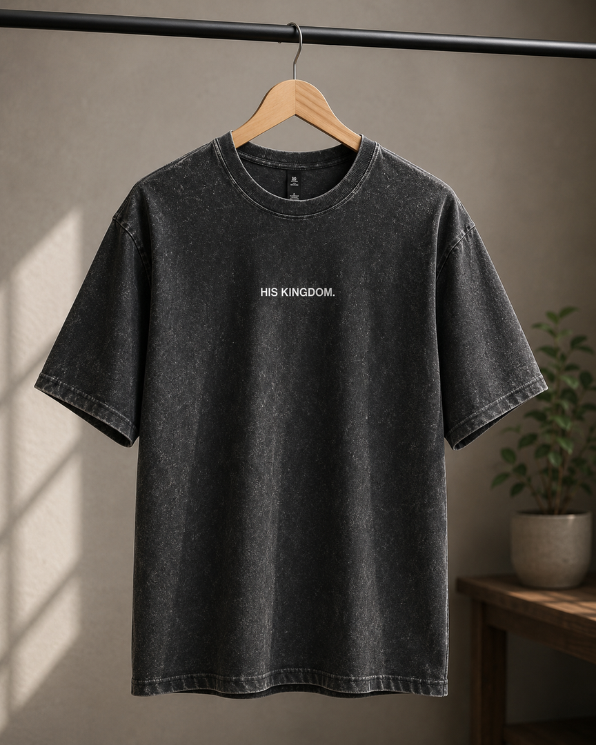 His Kingdom Tee (Unisex) - Black Stone