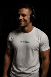His Kingdom Heavy Tee (Unisex) - White